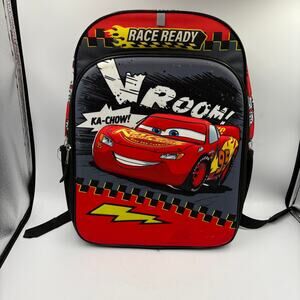Disney Pixar Cars Lightning McQueen Light Up Race Ready Kids Backpack Red